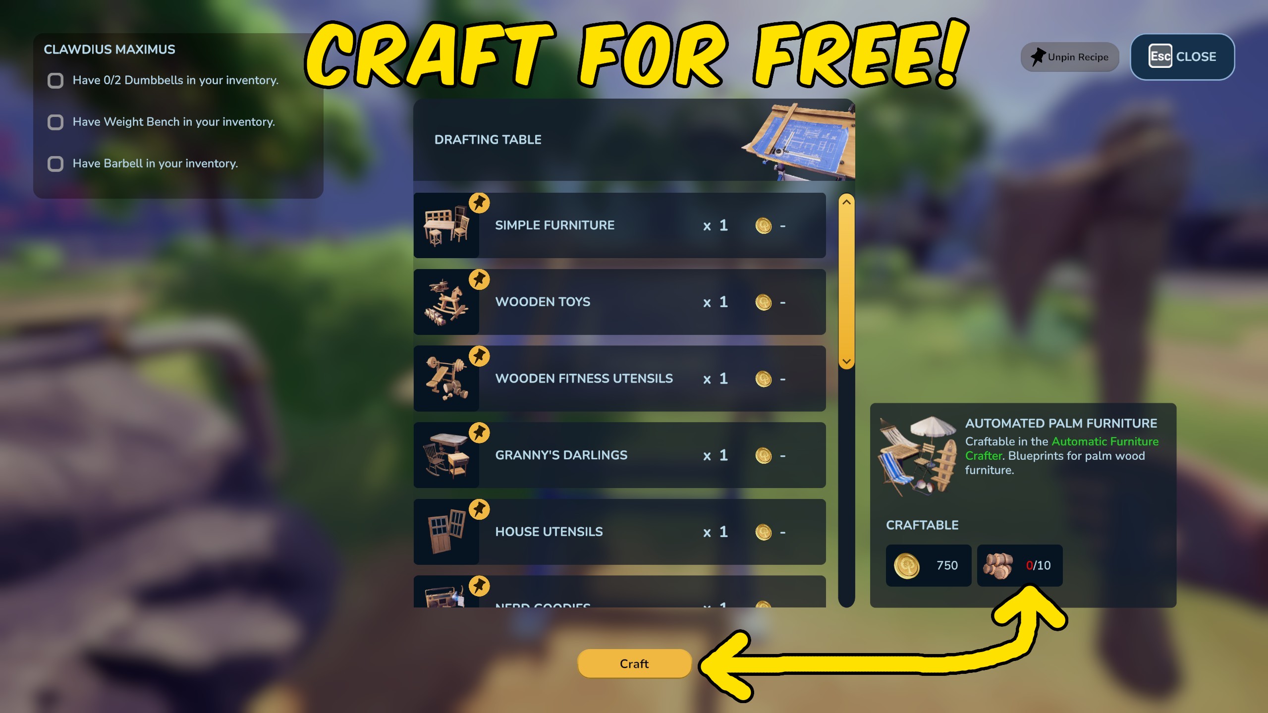 Chop Chop Inc. — Free Crafting (screenshot 2)